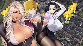 The office lady getting naughty at work