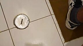 Masturbating in the bathroom with my friend's mom's lingerie