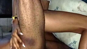 Black wife likes to have her pussy licked and fingered by her husband