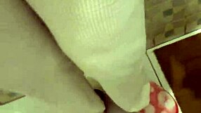 Masturbating in the bathroom with my friend's mom's lingerie
