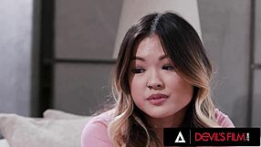 Petite girls satisfy their cravings with a neighbor's cock