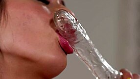 Horny college babe gets double penetration in hot scene