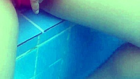 risky public sex with a petite latina's tight pussy by the pool.
