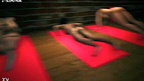 Realistic gym workout with hot girls