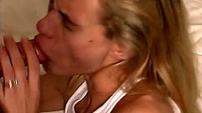 Blonde beauty gets her asshole pounded and face fucked