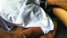 Bokep Indo schoolgirl learns to give outdoor blowjob skills