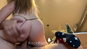 Stepdad's Christmas gift: a messy, homemade creampie surprise