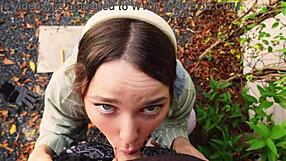 the petite babe was not just a gardener but a wild cowgirl outdoors