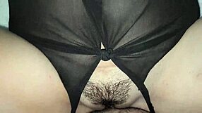 A homemade porn video with a hot and chubby girl showing off her ass