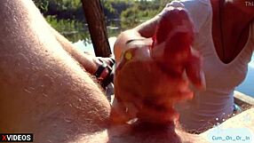 Public pleasuring for cash: a steamy homemade video