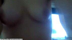 Creamy white juice dripping from her pussy while she rides my cock
