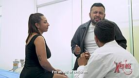 A hot and steamy doctor’s office visit with a Venezuelan babe ends up in a hot scene