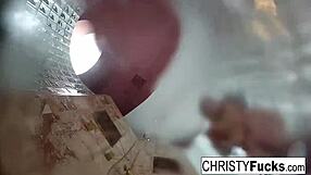 Behind the scenes with Christy Mack and Dahlia Sky at shower