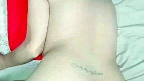 A petite amateur enjoys her rich creamy pleasure