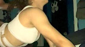 A sexy Latina babe gets her pussy stuffed with a big black cock