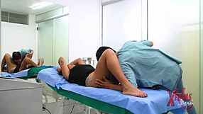A hot and steamy doctor’s office visit with a Venezuelan babe ends up in a hot scene
