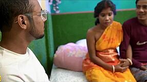 Husband shared his innocent Desi wife with another man, don't cry