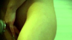 Stepsister hides in bathroom for a sneaky orgasm