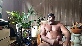 Brazilian bear Kojac teases with solo armpit play, curious?