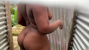 Amateur camera in a sexy beach cabin