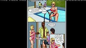 Finnish cartoon reveals a hotwife's steamy secrets on a wild vacation