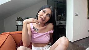 my first casting with a stunning 18yo from medellin was unreal