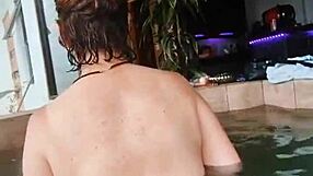 Blonde esposa comforts husband's friend with raw sex