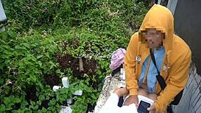 Young girl and teacher caught in cemetery scandal