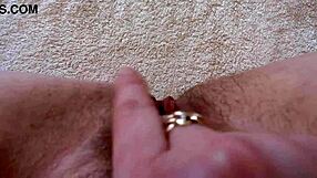 Wow! Hairy Pussy Squirts as Brunette Takes Anal and Jerks Clit!