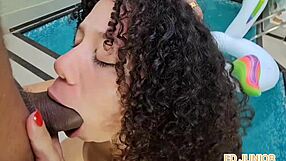Fierce anal pounding on carioca mary butt without a condom, full raw action on red and sheer!