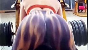 She showed her ass and proved she's a real whore