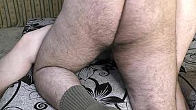 Man, Real Homemade Cuckold with Sloppy Seconds n Double Creampie