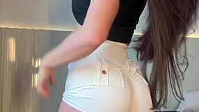 Hey, help your gym slut pick a tight short for training, which looks hotter?