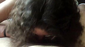 Pretty girl with appetizing ass excellently makes blowjob