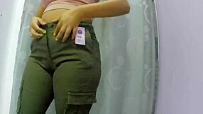 An amateur camera recorded in a changing room of a commercial center