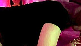 Halloween girl in a bunny suit makes a spooky blowjob