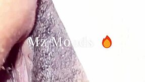Hot Tongue Action on Mz Moods' Juicy Pussy