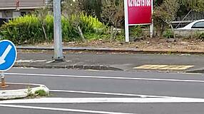 Watch this kiwi Latina's messy public display