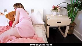 Stepdaughter Craves Hard Spanks on Fat Ass