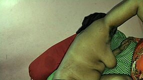 Bikini-clad mallu aunt's big tits squeezed and sucked