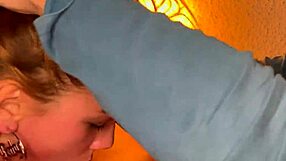 Sloppy wet facefuck with close up action