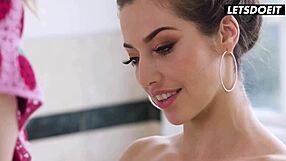 Hey girls, let's dive into this hot lesbian threeway with fingering and ass licking