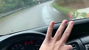 The bus driver picked up a girl in the woods for sex