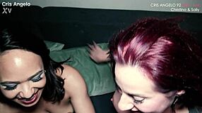 I’m Thrilled by Sally Valentine and Cristina Starr in French Threesome Anal