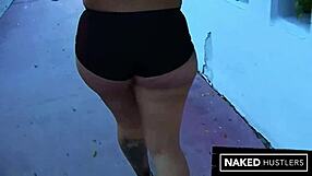 Wow! Baddie’s Big Booty Takes Tall Dark Stud Hard!