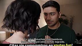 Brunette in Stockings Loves Spanish Fucking