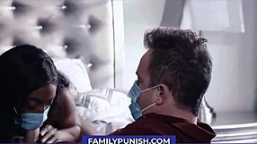 Bombastic housewife aiding her boy and his black girlfriend
