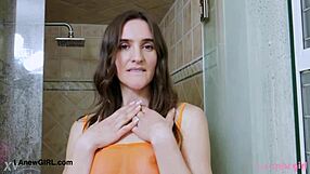 Stunning Czech Model Slips Into A Steamy Shower