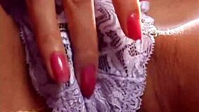 classy asian milf solo masturbation