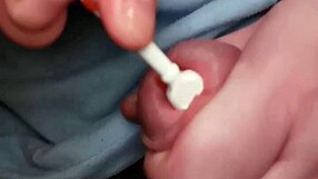 ugh, can’t believe I’m tryin’ insertion with toothbrush and steel rod til cumshot!